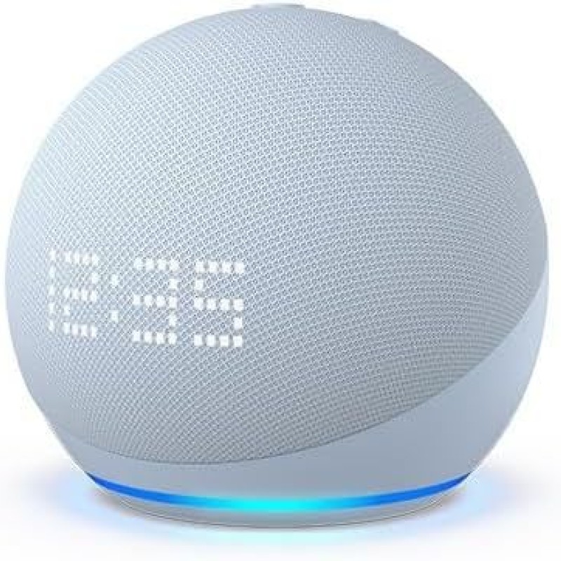 Amazon Alexa Echo Dot BULUT MAVİ (5. Nesil 2022) SAATLİ Akıllı Asistan Hoparlör Amazon Alexa Echo Dot BULUT MAVİ (5. Nesil 2022) SAATLİ Akıllı Asistan Hoparlör