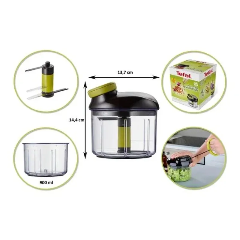 Tefal K13204 Manuel Rondo 900 ml Siyah